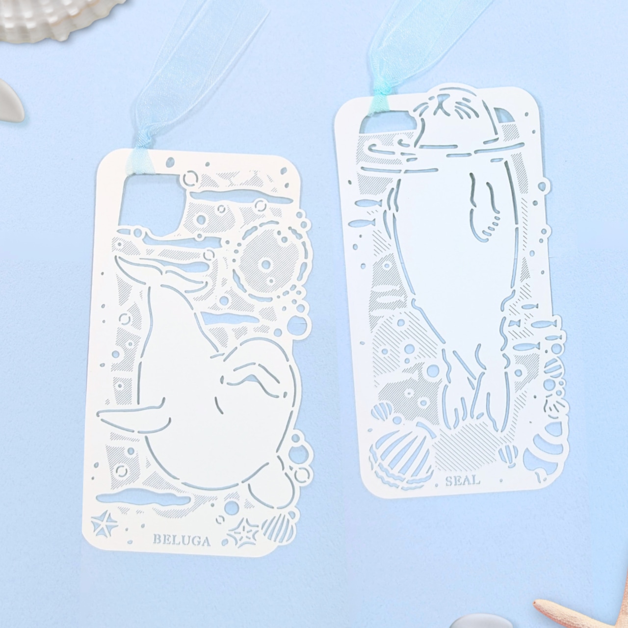 まっしろどうぶつしおり